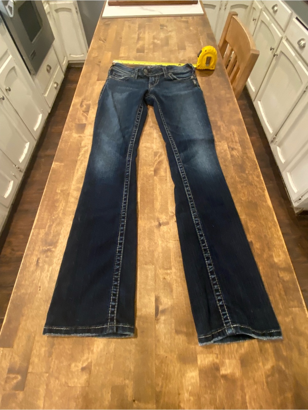 Silver Jeans Women's Dark Blue Bootcut Jeans - Picture 3 of 8